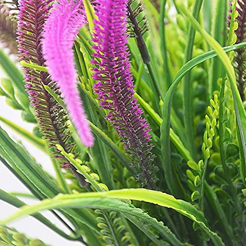 UV Resistant Faux Red Setaria Outdoor Artificial Flowers