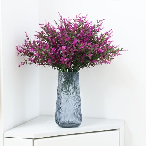 Fuchsia Artificial Lavender Flowers for Indoor & Outdoor Decor