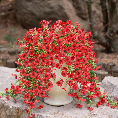 Ammyoo 2 Pack Silk Colorful Daisy Outdoor Decor