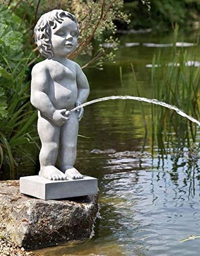 Belgian Boy Design Water Feature with Pump for Gardens