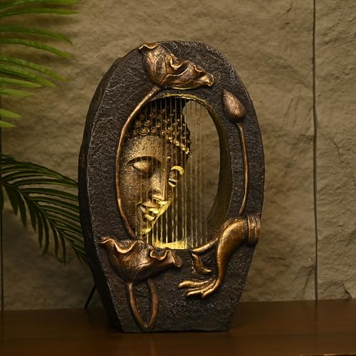 Teresa's Collections LED Water Fountain for Garden Decor