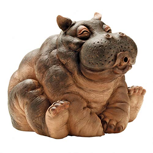 Hanna the Hippo African Decor Piped Pond Spitter