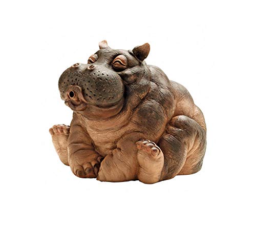 Hanna the Hippo African Decor Piped Pond Spitter