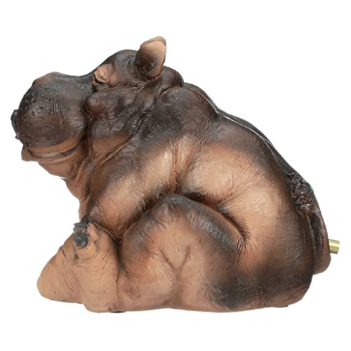 Hanna the Hippo African Decor Piped Pond Spitter