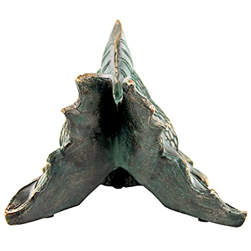 Butterfly Koi Piped Spitter Statue for Indoor/Outdoor Decor