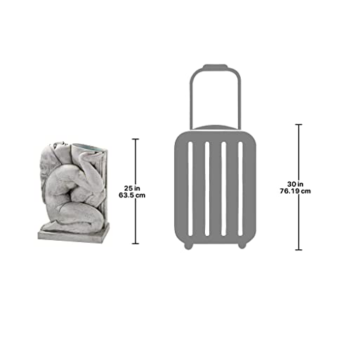 Juturna Roman Water Goddess Statue - Antique Stone Finish