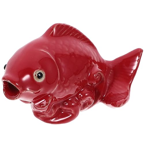 Ceramic Carp Water Fountain for Indoor & Outdoor Decor