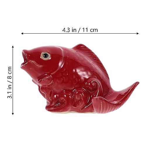 Ceramic Carp Water Fountain for Indoor & Outdoor Decor