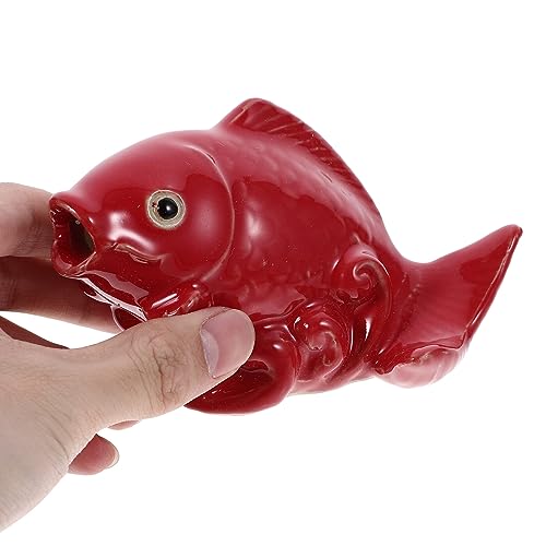 Ceramic Carp Water Fountain for Indoor & Outdoor Decor