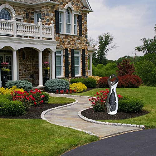 Large Fiberglass Hugging Couple Water Fountain for Outdoor & Indoor Decor