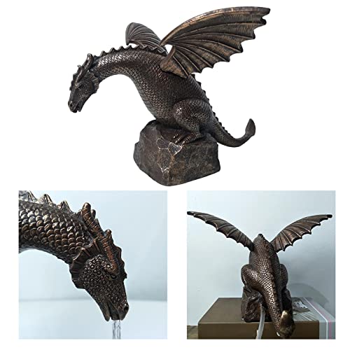 Dragon Statue Fountain - Outdoor Decorative Water Feature