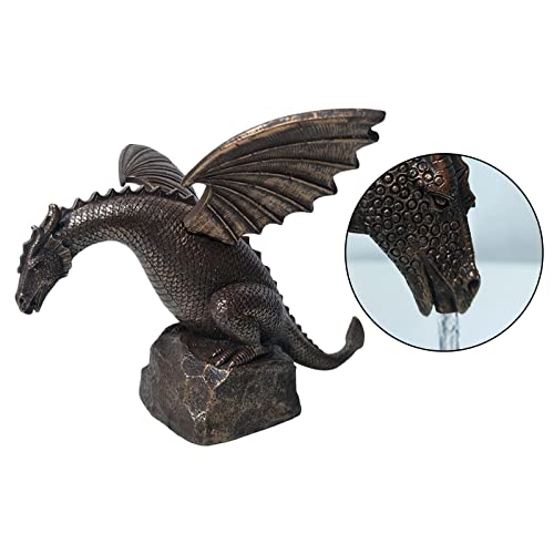 Dragon Statue Fountain - Outdoor Decorative Water Feature