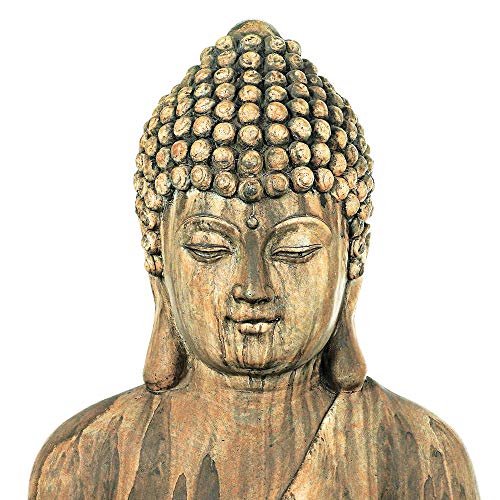 Sitting Buddha Statue for Outdoor Zen Garden Decor