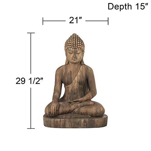 Sitting Buddha Statue for Outdoor Zen Garden Decor