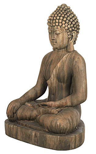 Sitting Buddha Statue for Outdoor Zen Garden Decor