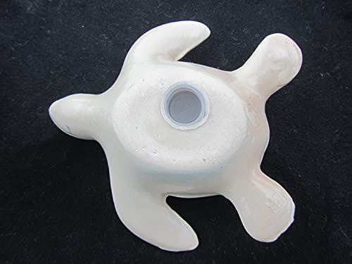 Set of 2 4 Inch Ceramic Sea Turtle Figurines