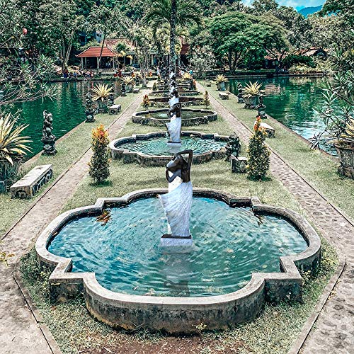 Large Fiberglass Decorative Water Fountain - 46" Height