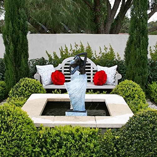 Large Fiberglass Decorative Water Fountain - 46" Height