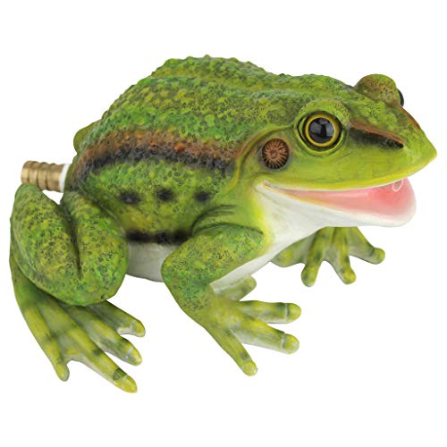 Design Toscano Friendly Frog Piped Spitter Statue