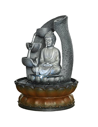 Buddha Fountain Tabletop Decor - Zen Meditation Indoor Waterfall