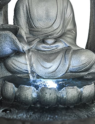 Buddha Fountain Tabletop Decor - Zen Meditation Indoor Waterfall
