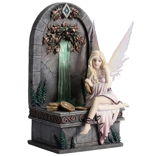 Veronese Design Fairy Wishing Well LED Fountain Sculpture