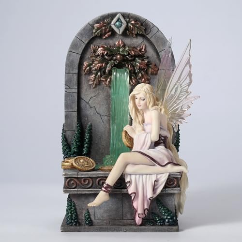 Veronese Design Fairy Wishing Well LED Fountain Sculpture