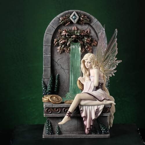 Veronese Design Fairy Wishing Well LED Fountain Sculpture