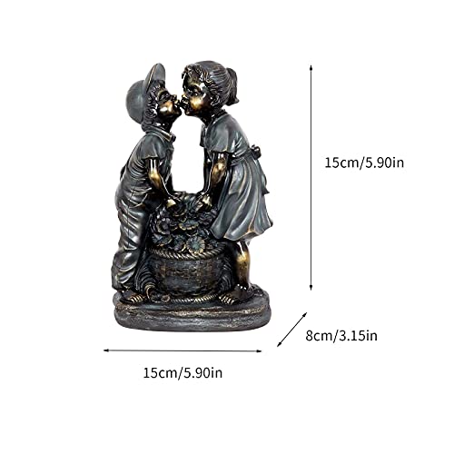 Solar Lighted Garden Children Figurines for Whimsical Decor