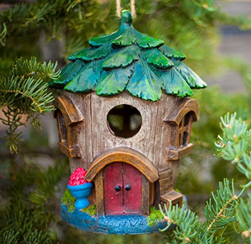 9" Birdhouse - Charming Tree House for Birds