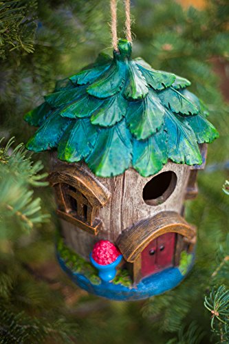 9" Birdhouse - Charming Tree House for Birds