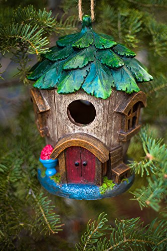 9" Birdhouse - Charming Tree House for Birds