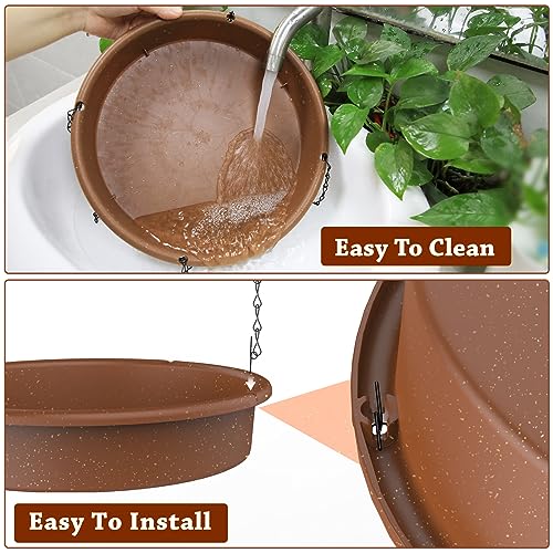 AISITIN Hanging Bird Bath with Solar Fountain Pump