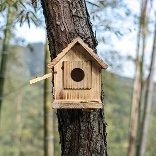 Bluebird House with Predator Guard for Charming Gardens