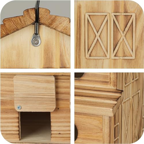 Outdoor 6-Hole Bird House - Perfect for Families