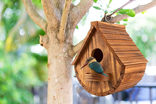 MIXUMON Hanging Birdhouse Set for Beautiful Outdoor Decor