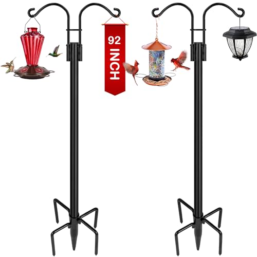 XDW-GIFTS Double Shepherds Hooks for Hanging Outdoor Decor
