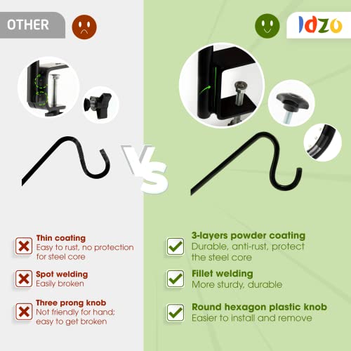Idzo Deck Bird Feeder Hanger & Pole Hook