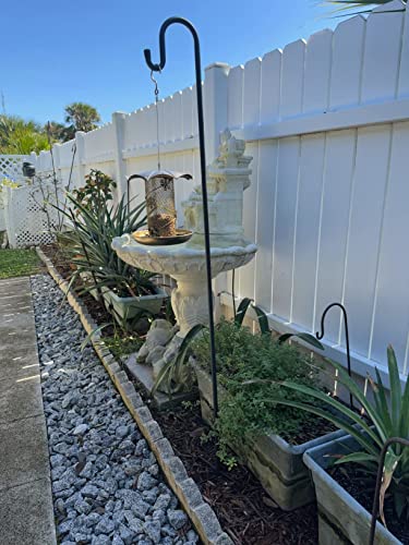 Adjustable Garden Shepherds Hooks for Bird Feeders
