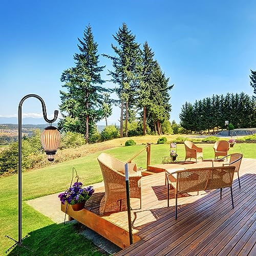 62" Shepherd Hook for Outdoor Bird Feeder & Lantern