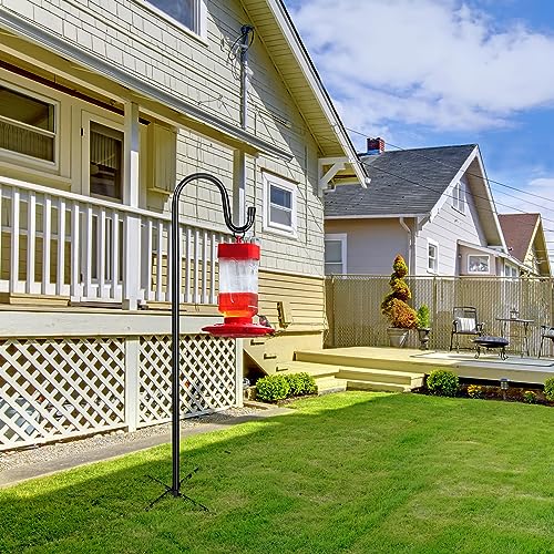 62" Shepherd Hook for Outdoor Bird Feeder & Lantern