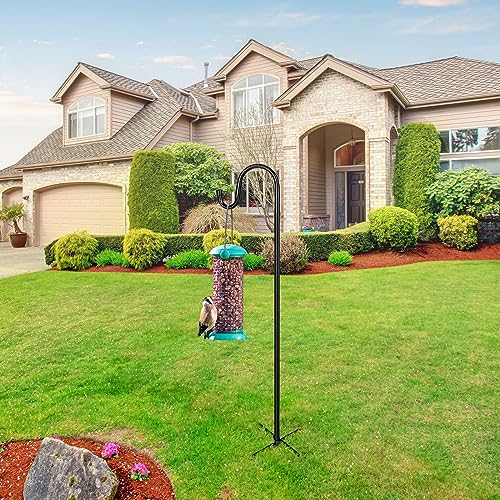 62" Shepherd Hook for Outdoor Bird Feeder & Lantern