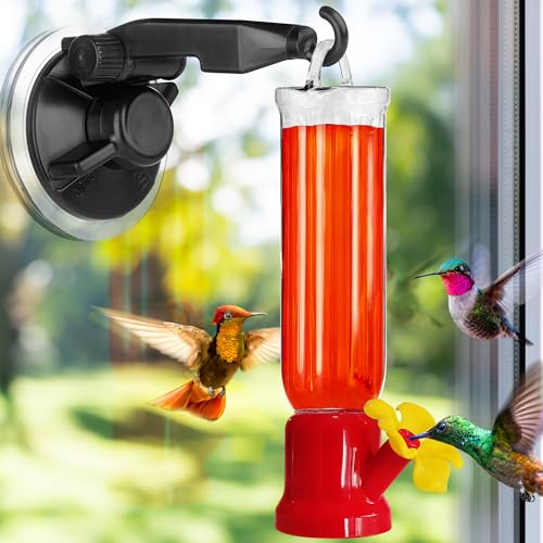 Gray Bunny Window Hummingbird Feeder Suction Cup, 1 Pack