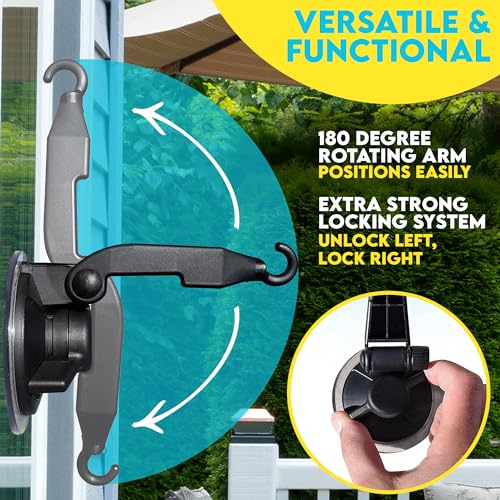 Gray Bunny Window Hummingbird Feeder Suction Cup, 1 Pack