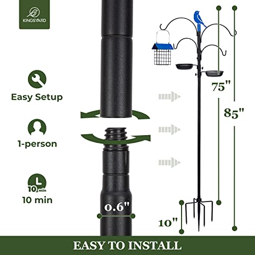 Kingsyard 85" Bird Feeding Station Set