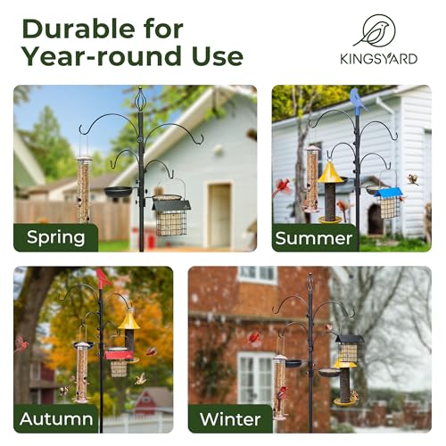 Kingsyard 85" Bird Feeding Station Set