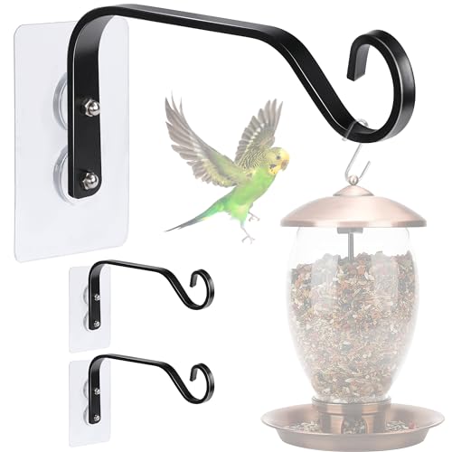 3 Pcs Window Bird Feeder Hanging Hooks Set