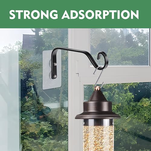 3 Pcs Window Bird Feeder Hanging Hooks Set