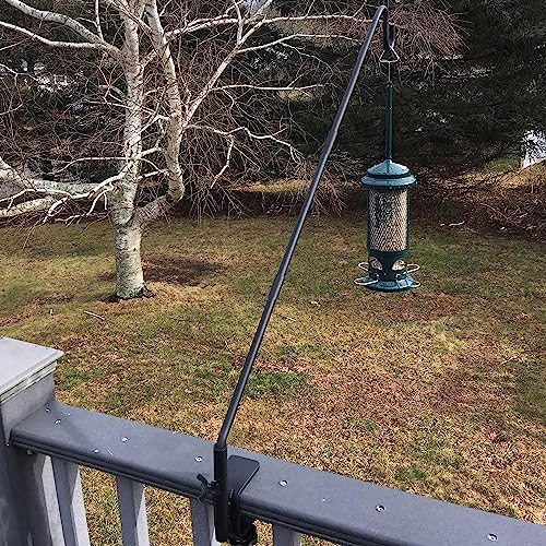 Juegoal Adjustable Deck Hook for Hanging Bird Feeder