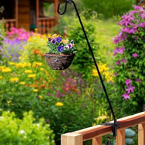 Juegoal Adjustable Deck Hook for Hanging Bird Feeder
